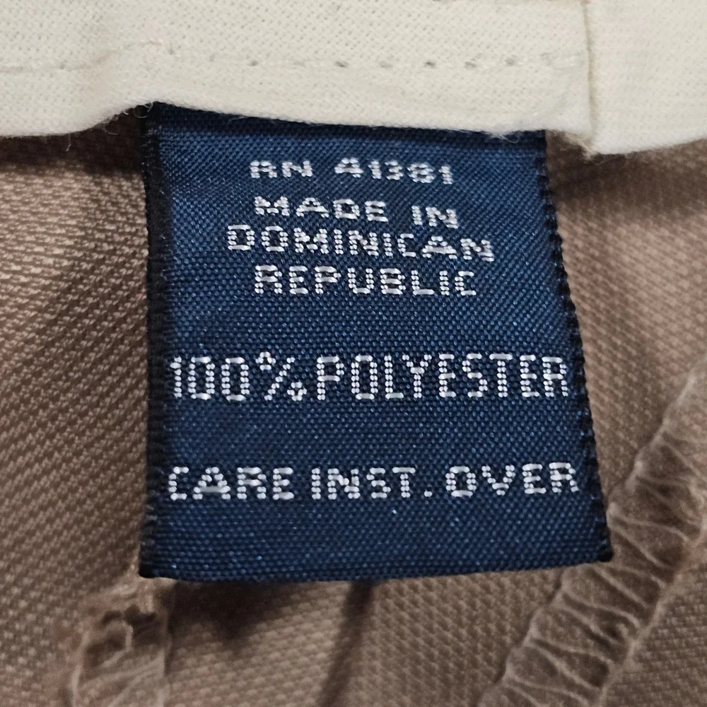Vintage Polo Ralph Lauren Mens 36x31.5 Khaki Pleated Cuffed Chino Pants Y2K